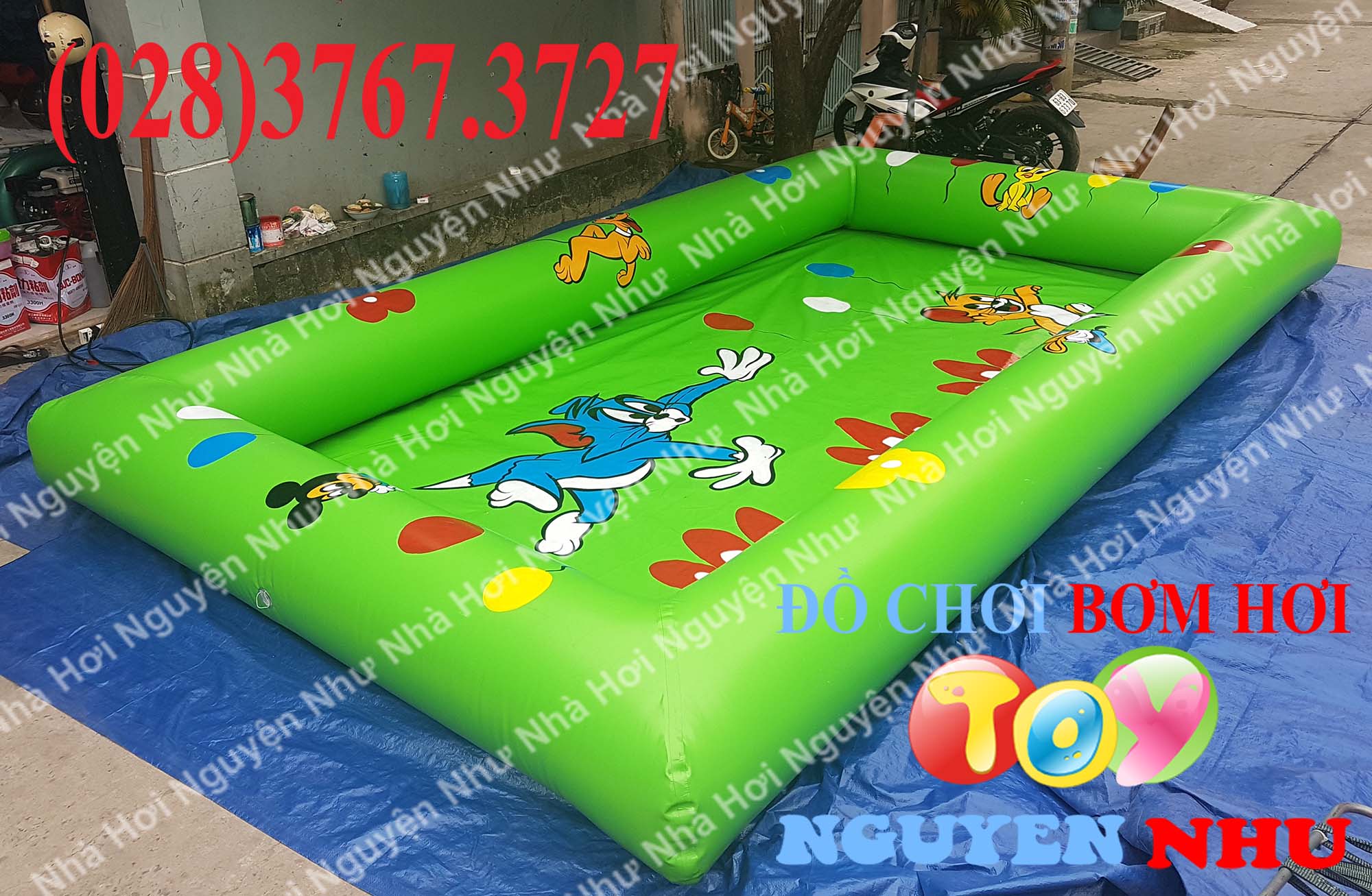 Bể chơi xúc cát bơm hơi - Hồ bơm hơi  B-005